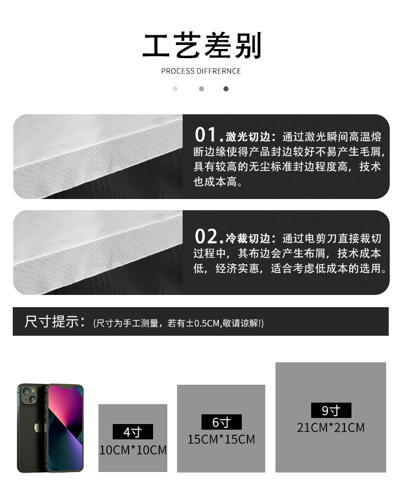 超细纤维无尘布